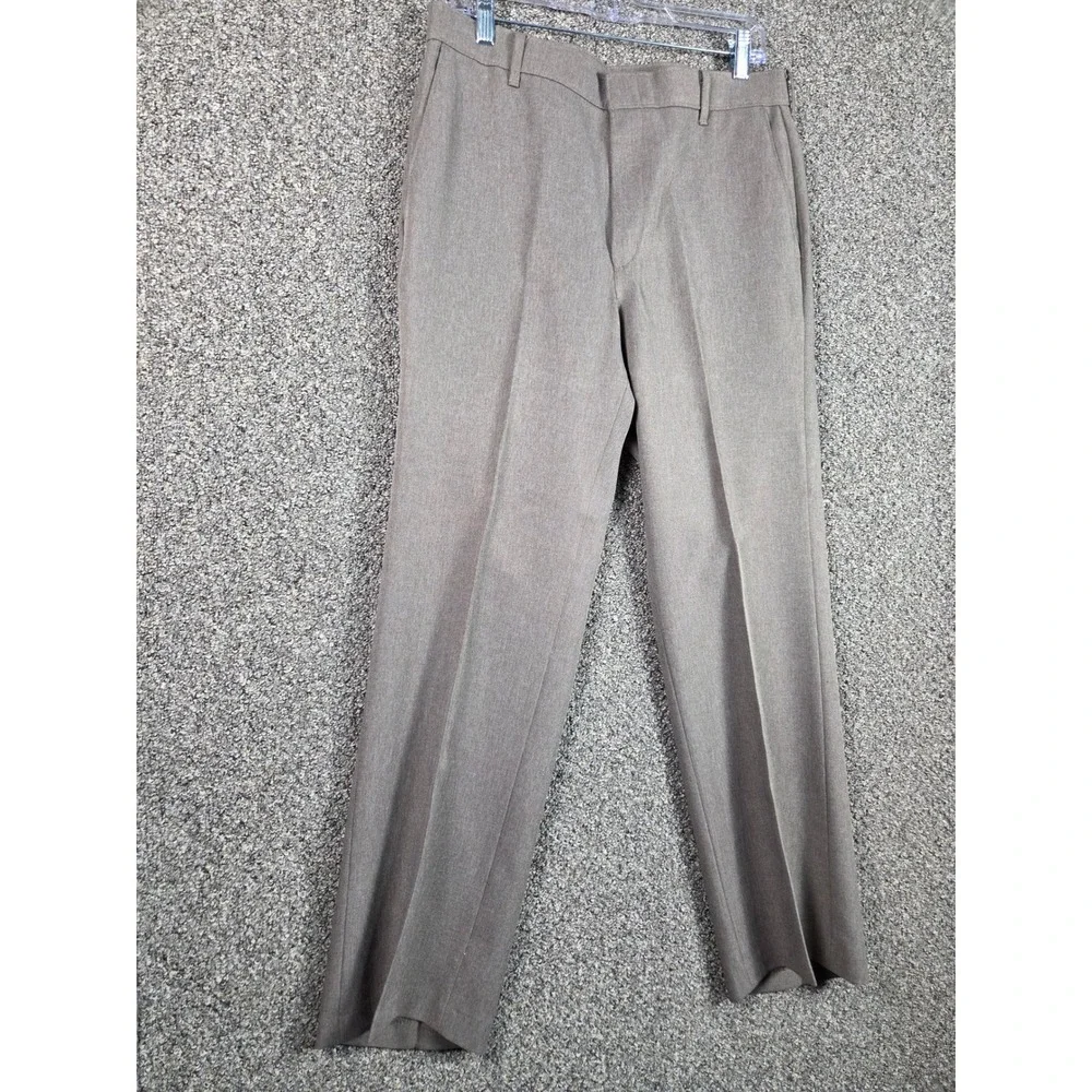 Levi's Action Slacks Mens 34x30‎ Brown Vintage Polyester Blend Casual Work Pants